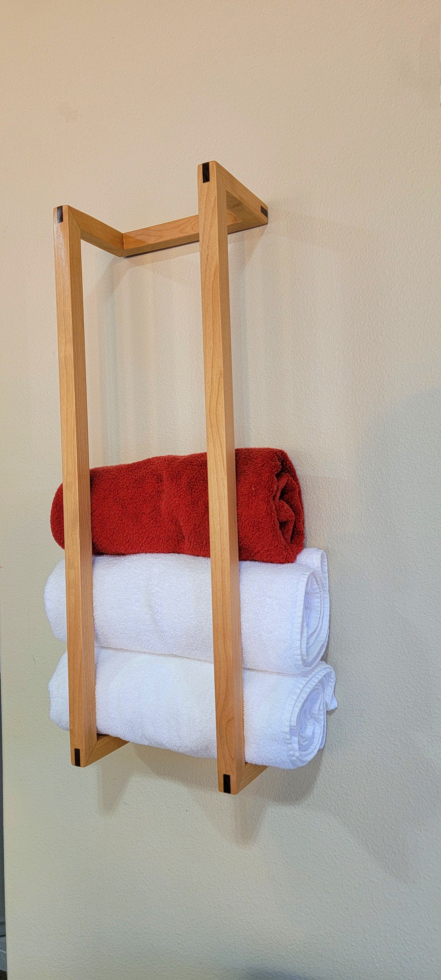 Wooden Towel Rack