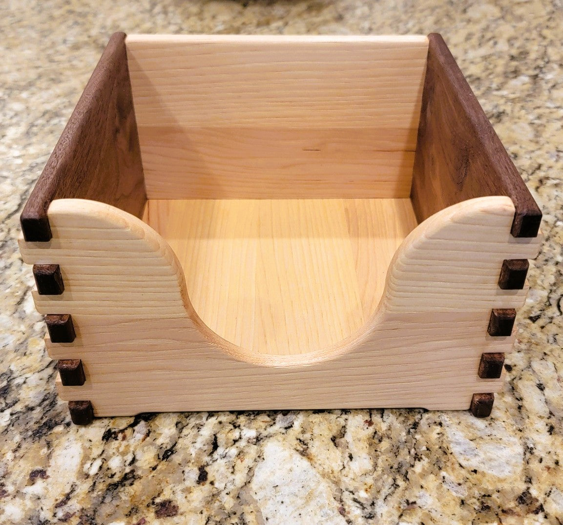 American Flag Design -Wooden Napkin Holder