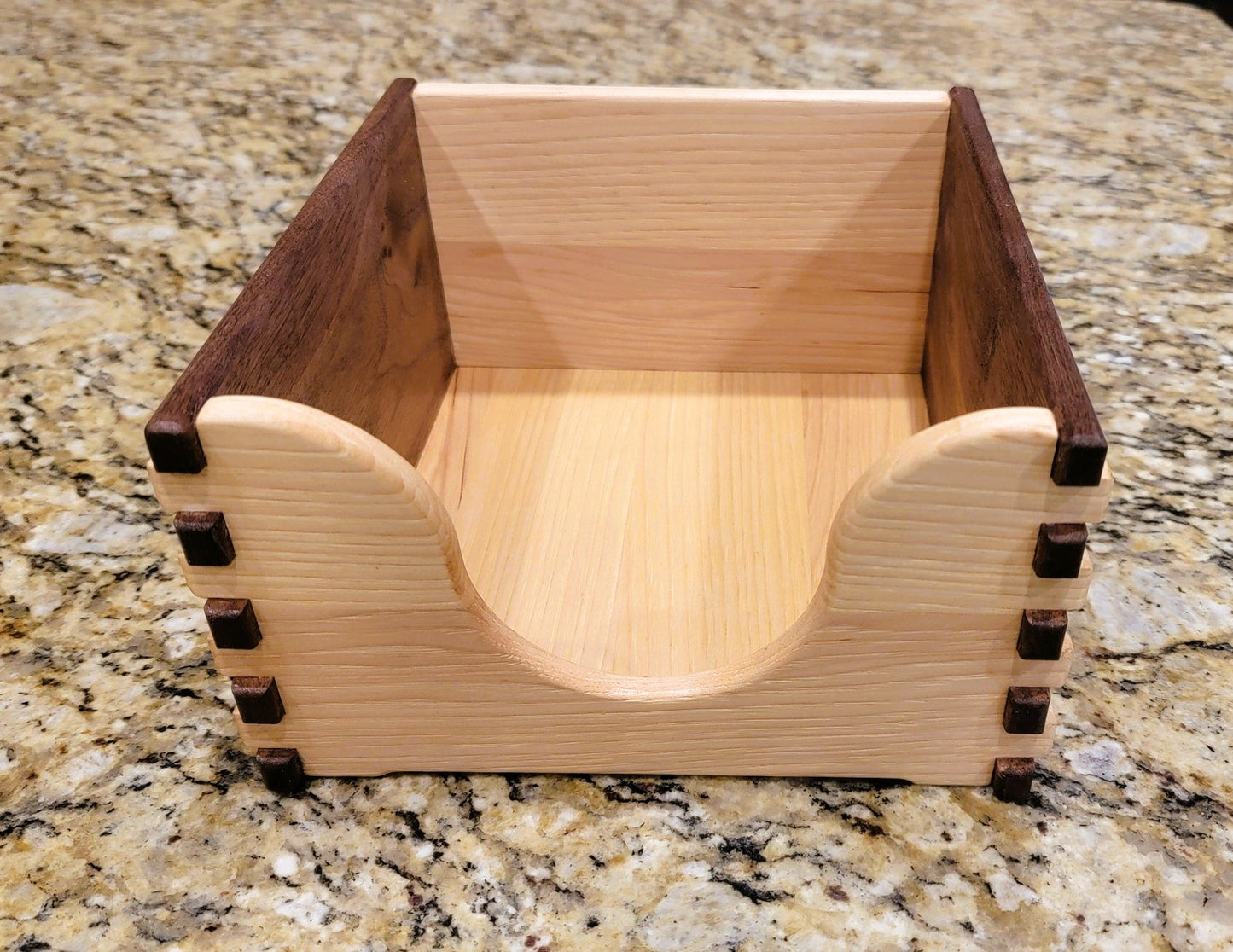 American Flag Design -Wooden Napkin Holder