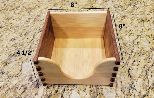 American Flag Design -Wooden Napkin Holder