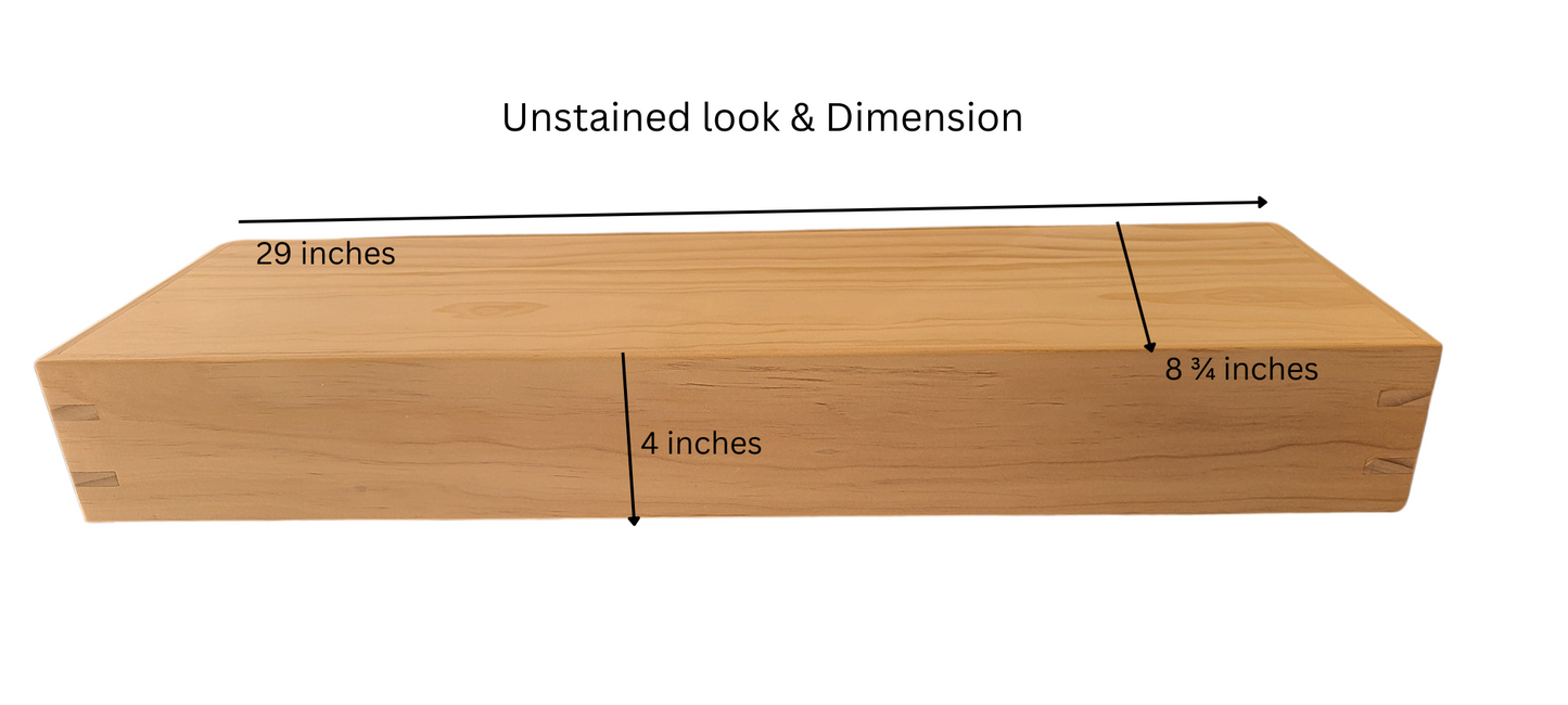 Concealment Floating Shelf, Wall Shelf with Secret Compartment