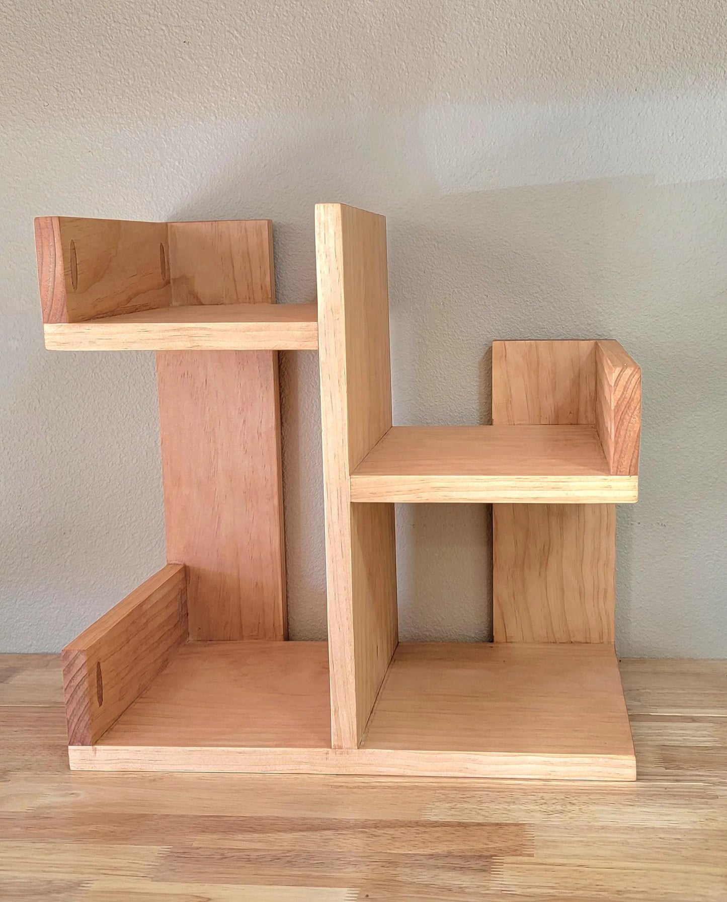 Multi-Functional Desk Storage/ Organizer, Wooden Rack Organizer