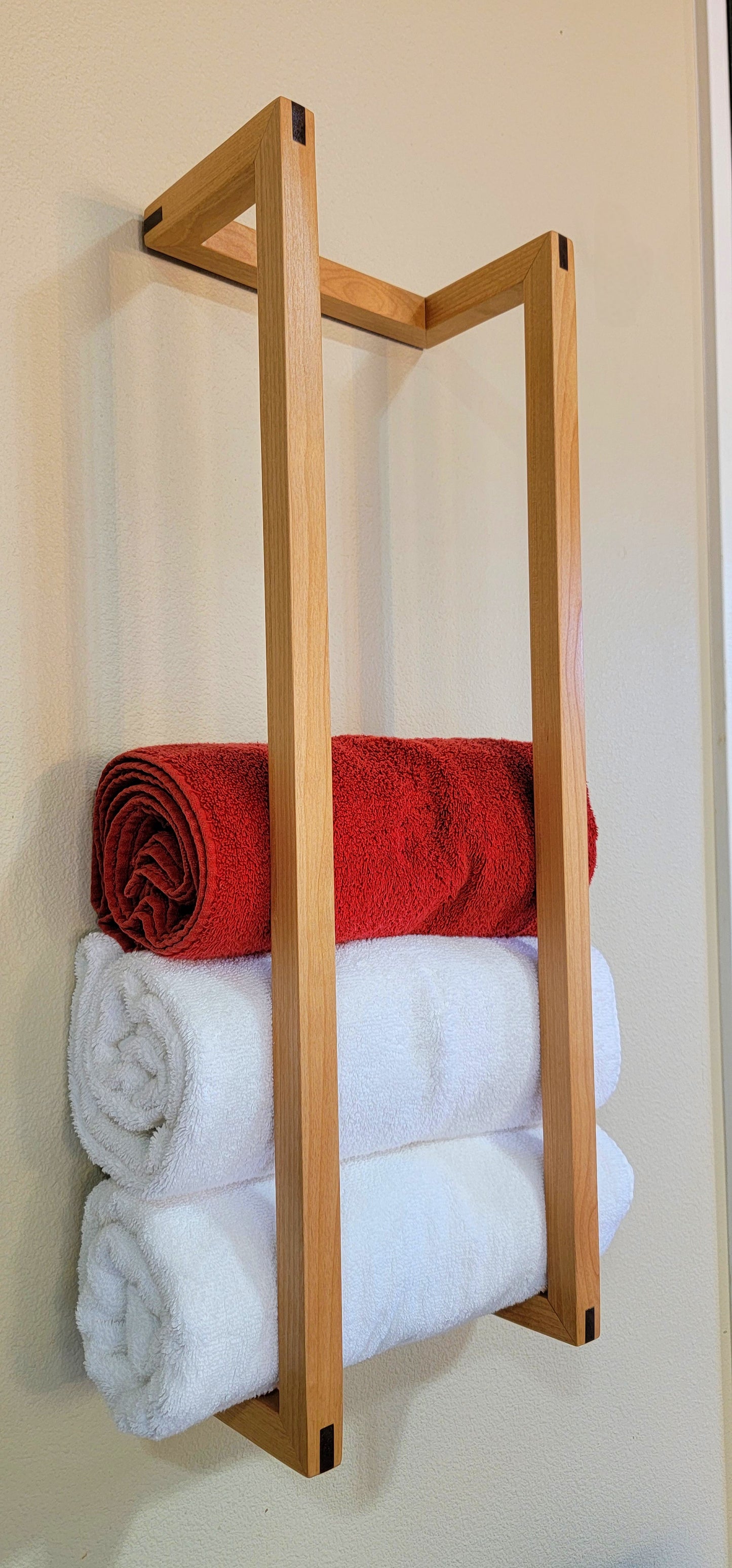 Wooden Towel Rack